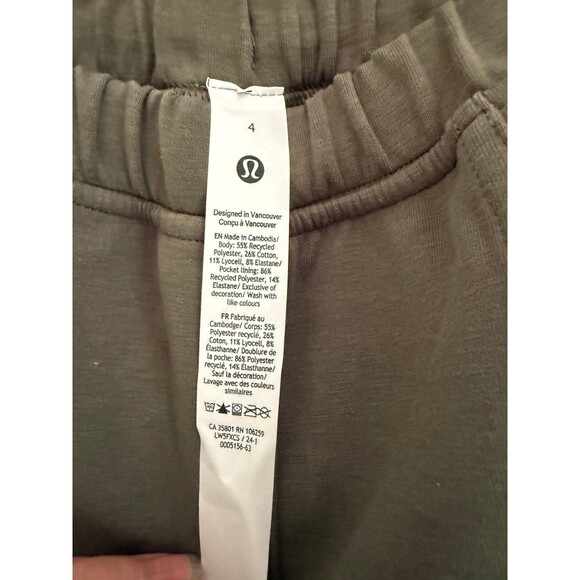 Lululemon Cotton Blend Double-Knit Mid-Rise Pants. - Picture 4 of 5